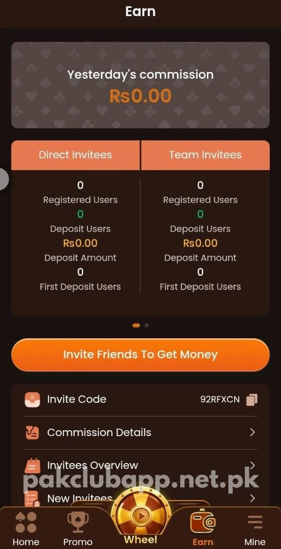 Pak Club Earn