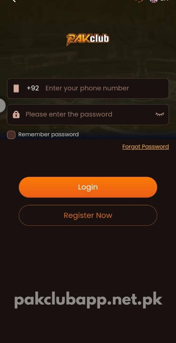 Pak Club Login